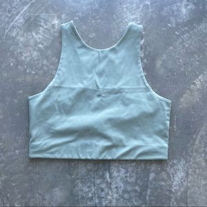 Girlfriend Collective Dylan Tank Sports Bra SAGE GREEN
